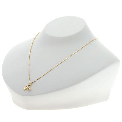 TASAKI   Necklace Initial A Pearl Pearl K18 Yellow Gold Ladies