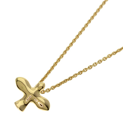 TIFFANY&Co.   Necklace Bird cross K18 Yellow Gold Ladies