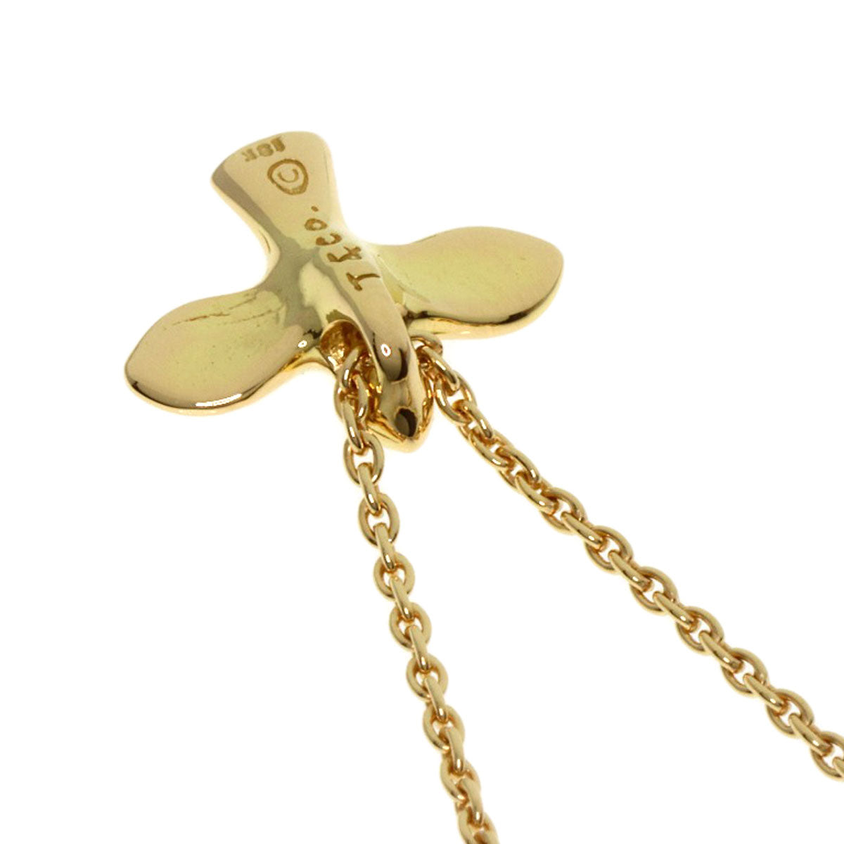 TIFFANY&Co.   Necklace Bird cross K18 Yellow Gold Ladies