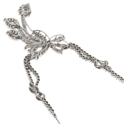 Diamond Necklace K18 White Gold 17.1g　Ladies