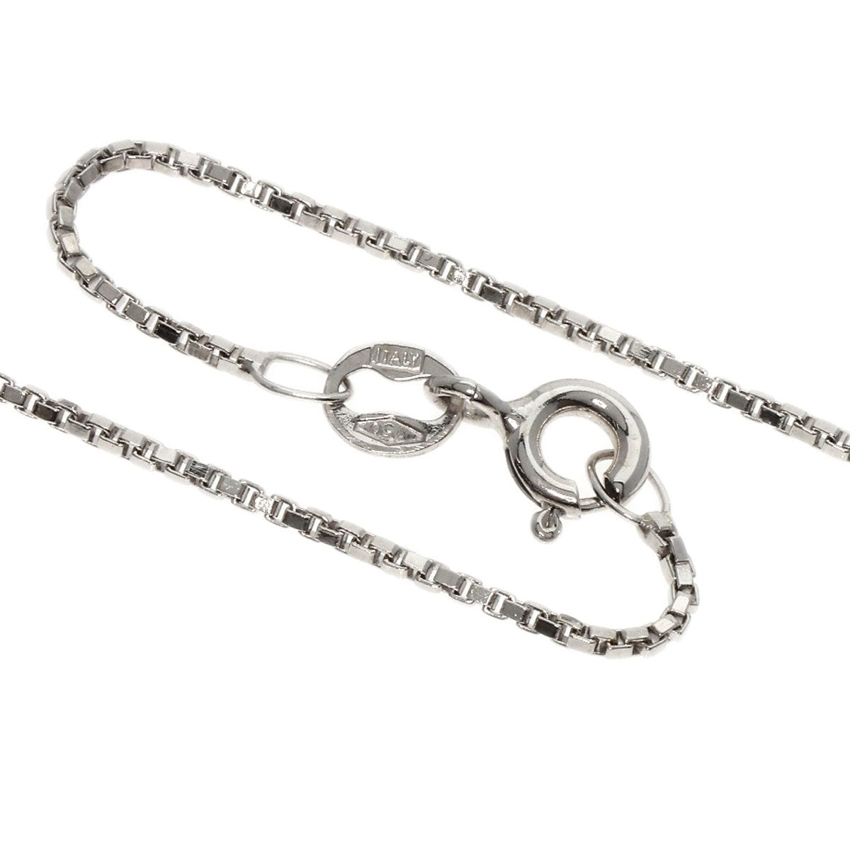 Diamond Necklace K18 White Gold 17.1g　Ladies