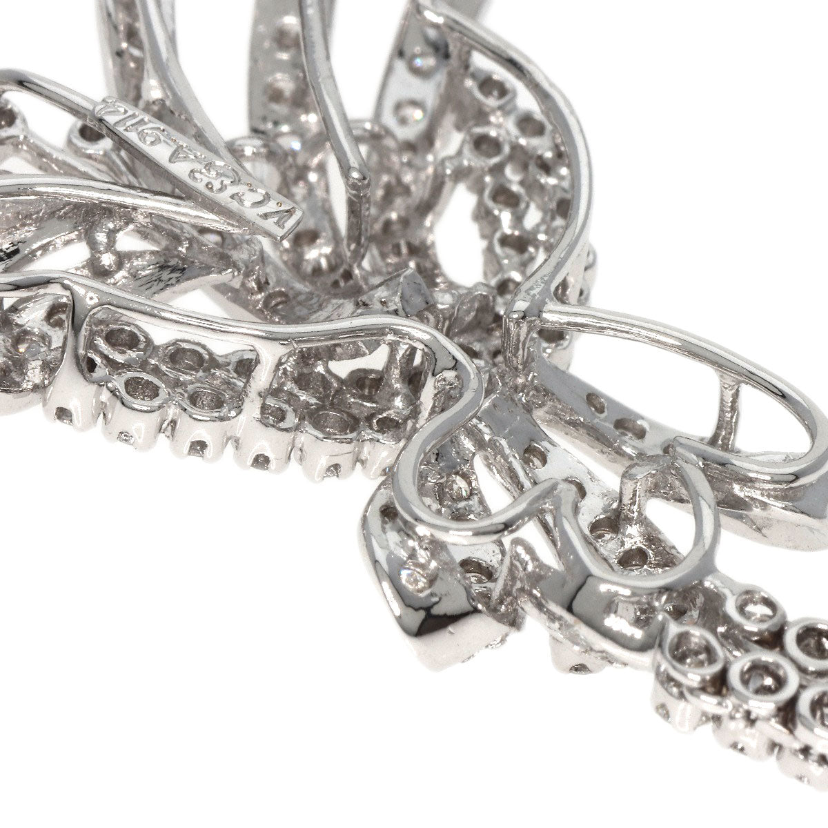 Diamond Necklace K18 White Gold 17.1g　Ladies