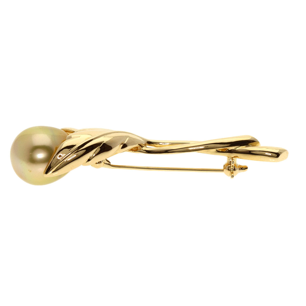 TASAKI   Brooch Golden  Pearl Pearl K18 Yellow Gold Ladies