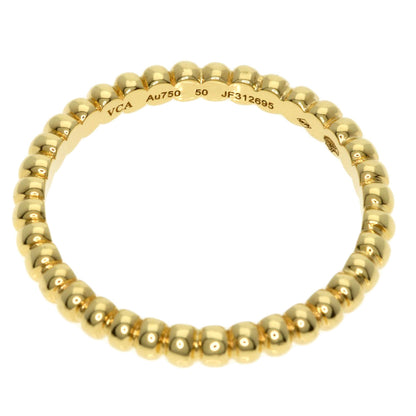 Van Cleef & Arpels Perlée Small #50 Ring K18 Yellow Gold Ladies [Used]