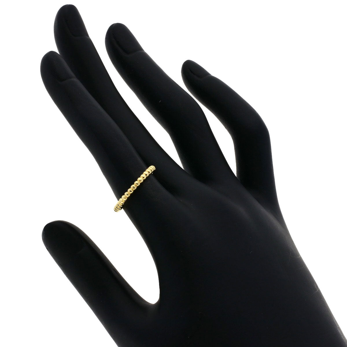 Van Cleef & Arpels Perlée Small #50 Ring K18 Yellow Gold Ladies [Used]