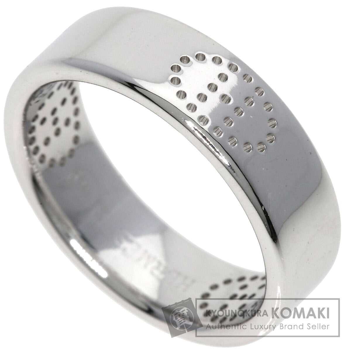 HERMES   Ring Evelyne Ring #49 K18 White Gold Ladies