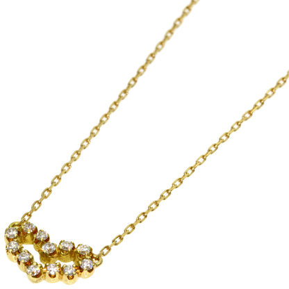 AHKAH   Necklace Believe Heart Diamond K18 Yellow Gold Ladies