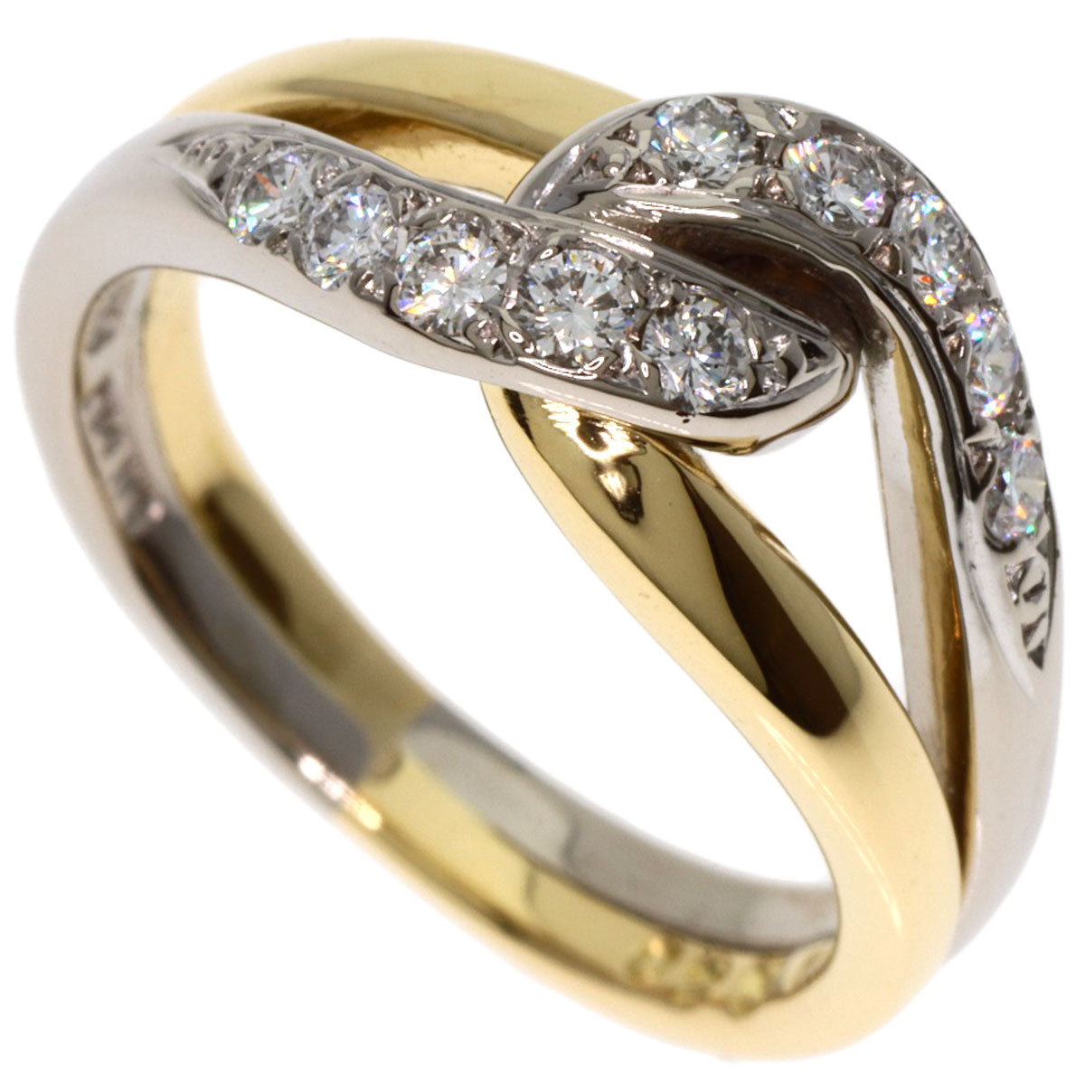 MIKIMOTO   Ring Diamond Two-Tone  K18 Yellow Gold K14WGLadies