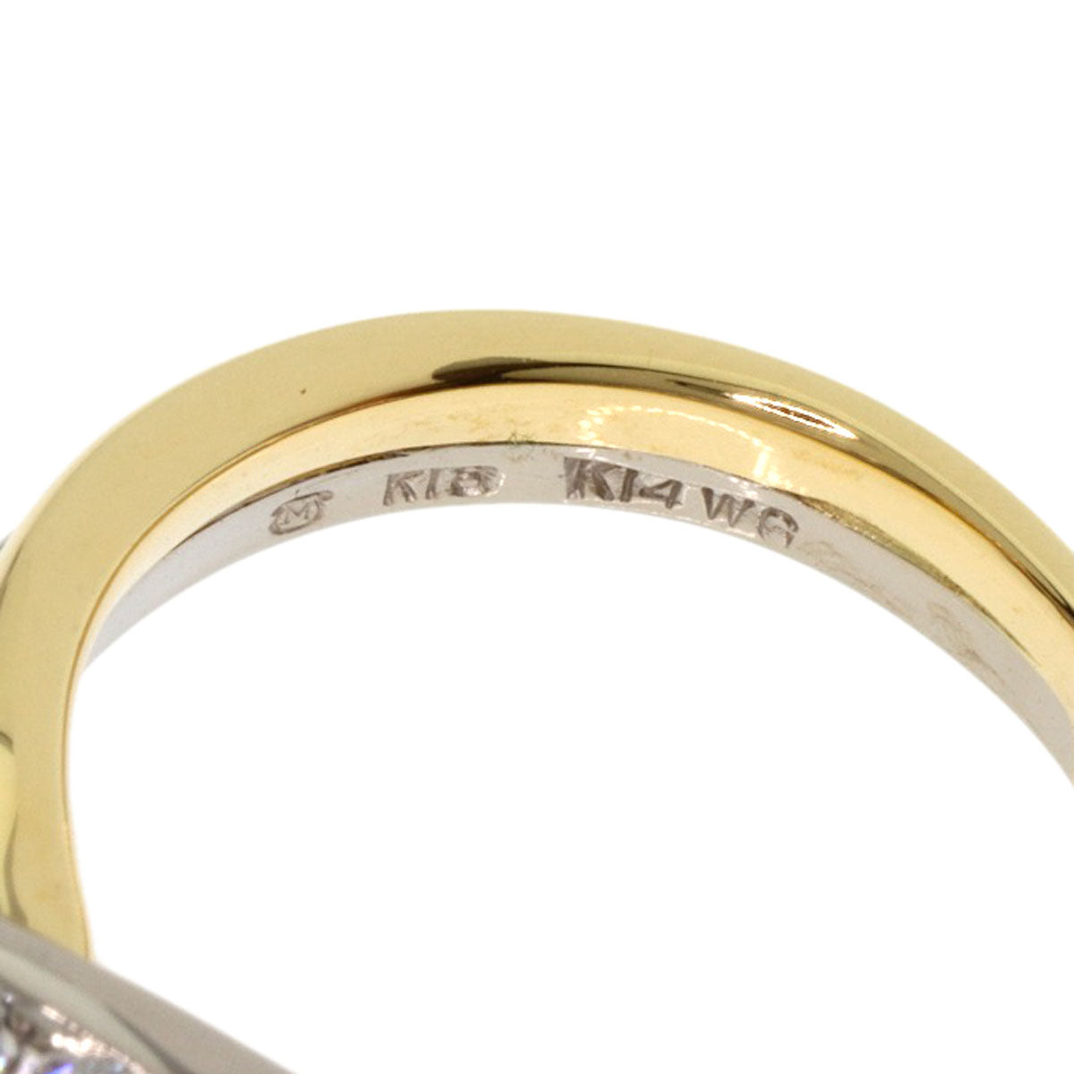 MIKIMOTO   Ring Diamond Two-Tone  K18 Yellow Gold K14WGLadies