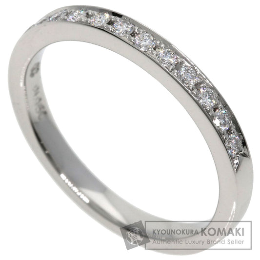 4℃ Diamond half-eternity Ring Platinum PT950 Ladies [Used]