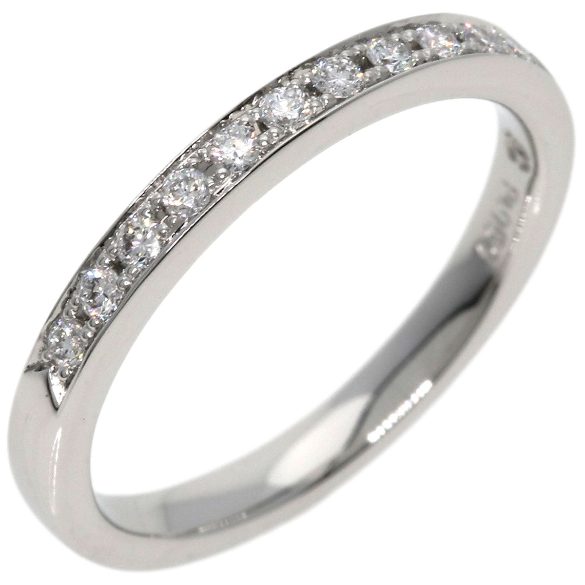 4℃ Diamond half-eternity Ring Platinum PT950 Ladies [Used]