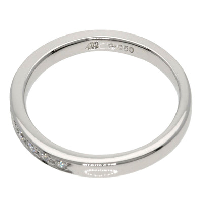 4℃ Diamond half-eternity Ring Platinum PT950 Ladies [Used]