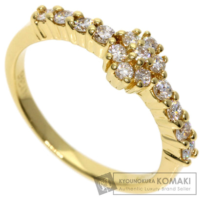 Ponte Vecchio   Ring Flower motif Diamond K18 Yellow Gold Ladies