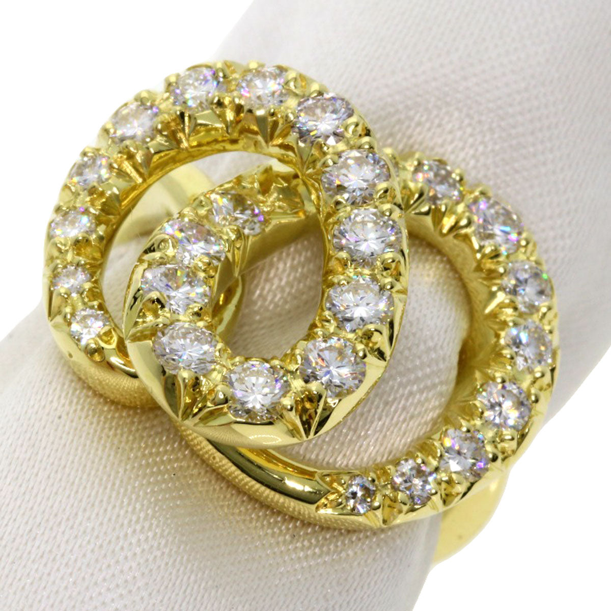 TIFFANY&Co.   Ring Vintage Diamond K18 Yellow Gold Ladies