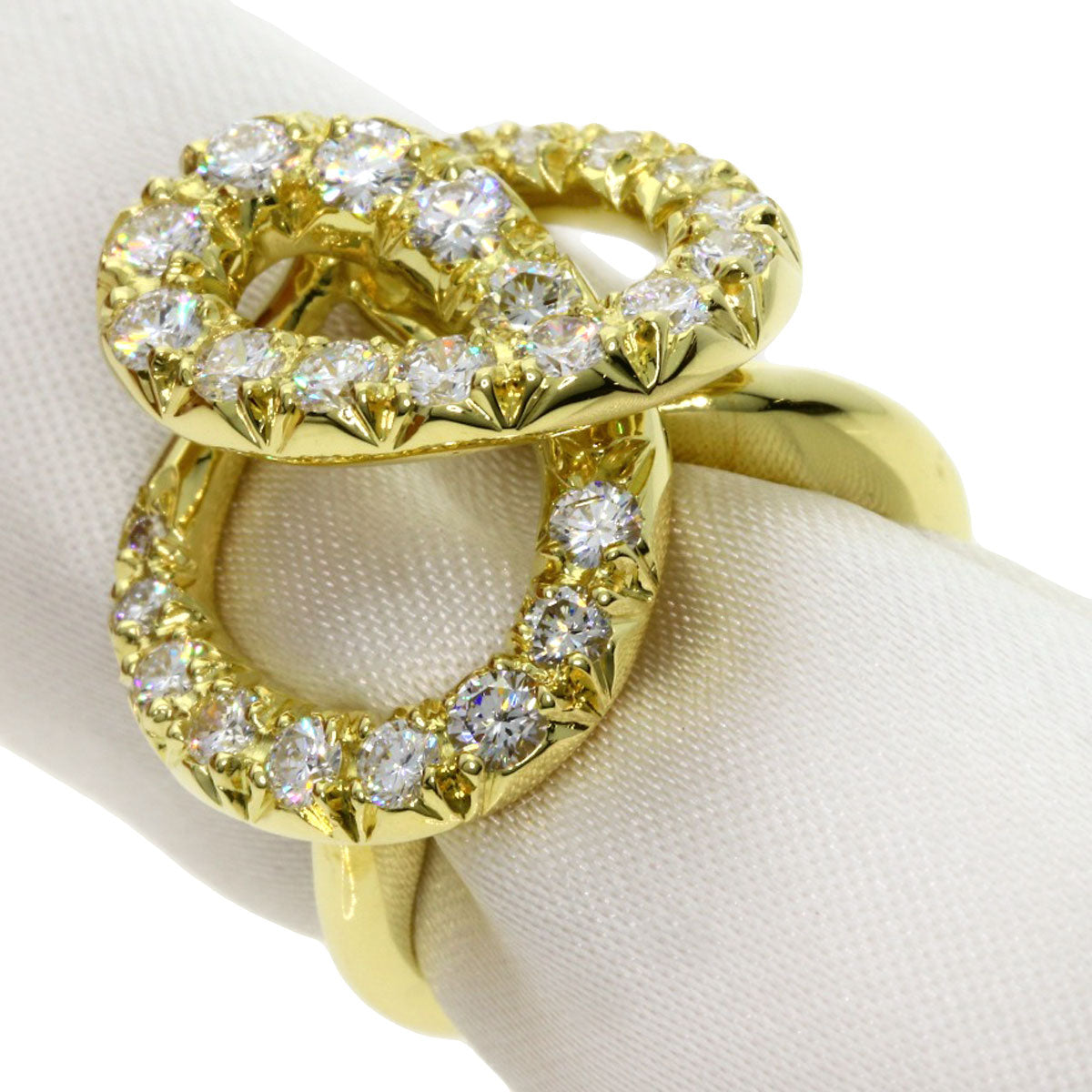 TIFFANY&Co.   Ring Vintage Diamond K18 Yellow Gold Ladies