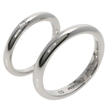 BVLGARI FEDDY WEDDING Diamond Pairing #43 #53 Ring Platinum PT950 unisex [Used]