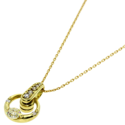 0.521ct Diamond Necklace K18 Yellow Gold  5.2g　Ladies