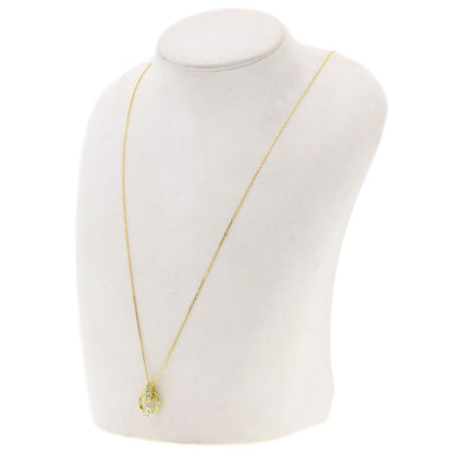 0.521ct Diamond Necklace K18 Yellow Gold  5.2g　Ladies