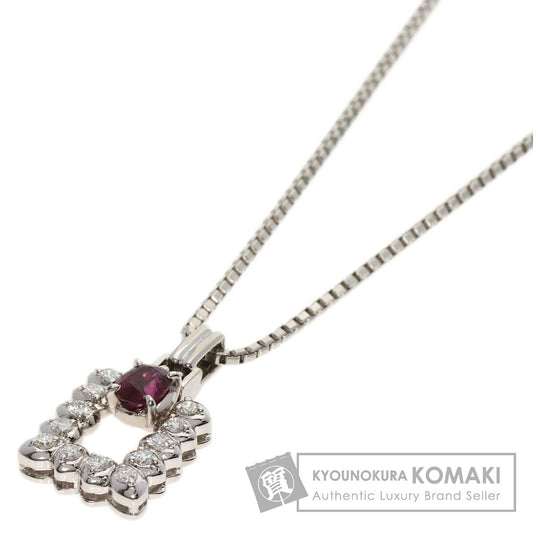 Southern Cross   Necklace Ruby Diamond Platinum PT900 PT850Ladies