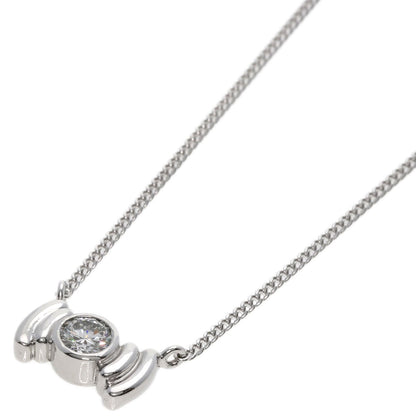 0.32ct Diamond Necklace Platinum PT900  5.6g　Ladies