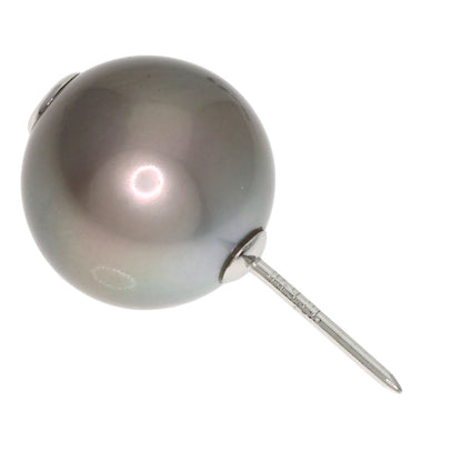 0.12ct Taitak Pearl Pearl Diamond Tie pin Platinum PT900  3.9g　mens