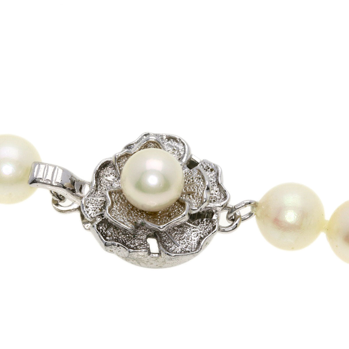 Pearl Pearl Necklace Silver 30g　Ladies