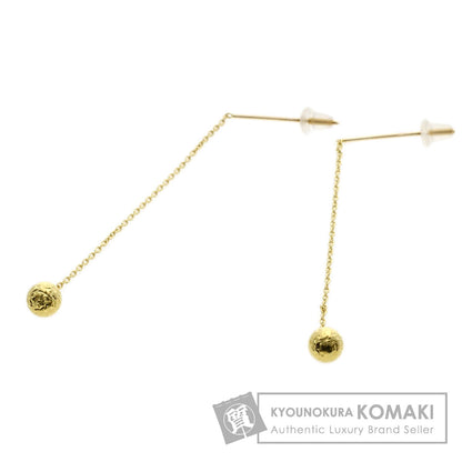 Chain earring K18 Yellow Gold  1.3g　Ladies