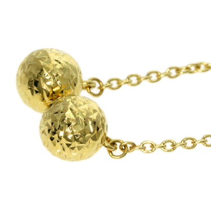 Chain earring K18 Yellow Gold  1.3g　Ladies