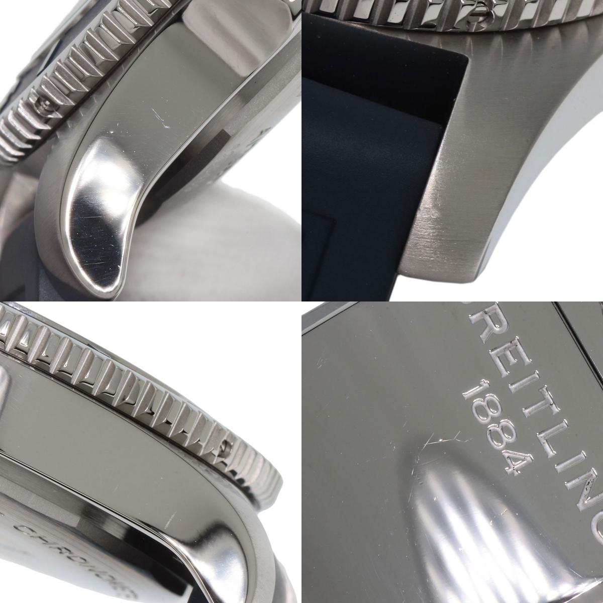 BREITLING Super Ocean 44 Watches A17367 Stainless Steel/Rubber mens