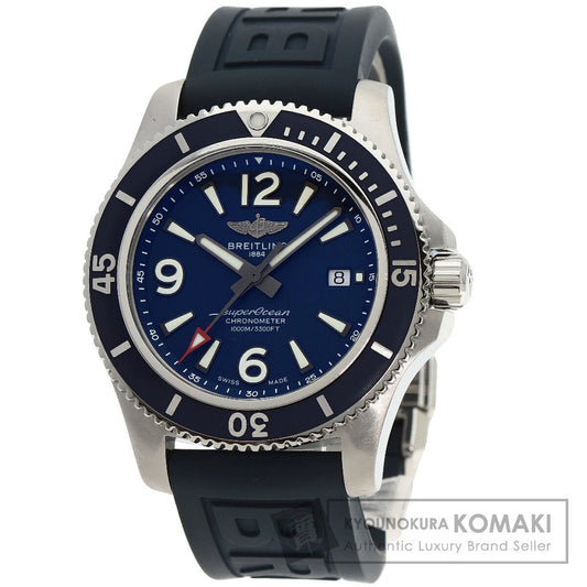 ブライトリング A17367 スーパーオーシャン44 腕時計 ステンレススチール/ラバー メンズ 【中古】【BREITLING】