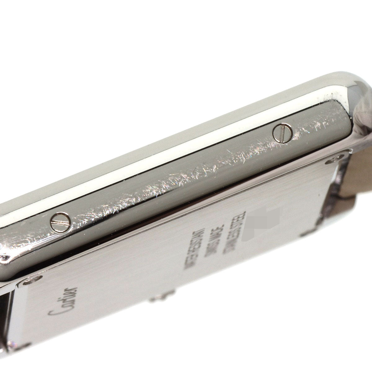 CARTIER Tank solo SM Watches W5200005 Stainless Steel/Leather Ladies