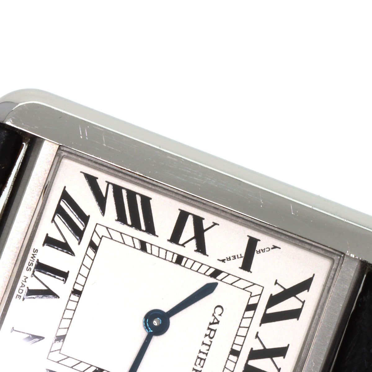 CARTIER Tank solo SM Watches W5200005 Stainless Steel/Leather Ladies