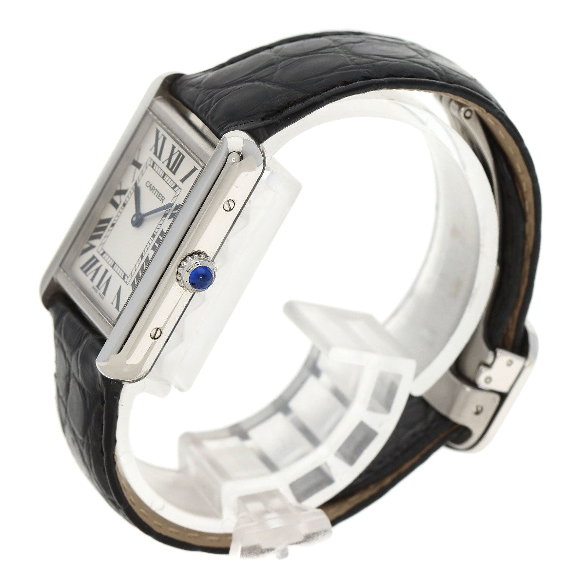 CARTIER Tank solo SM Watches W5200005 Stainless Steel/Leather Ladies