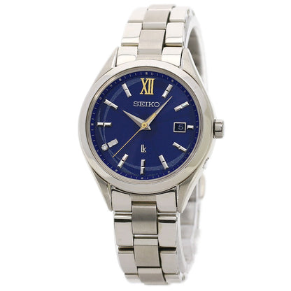 SEIKO Lukia Eternal Blue Limited Watches SSQW075 1B32-0BF0 Titanium/Titanium Ladies