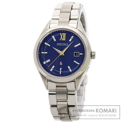 SEIKO Lukia Eternal Blue Limited Watches SSQW075 1B32-0BF0 Titanium/Titanium Ladies