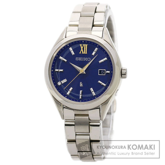 SEIKO Lukia Eternal Blue Limited Watches SSQW075 1B32-0BF0 Titanium/Titanium Ladies