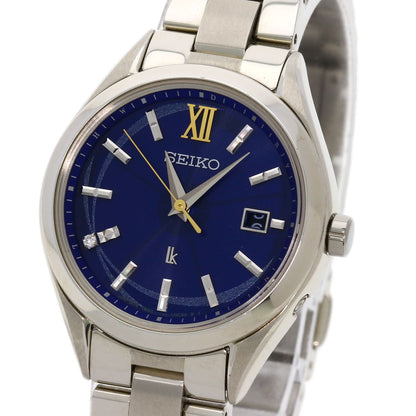 SEIKO Lukia Eternal Blue Limited Watches SSQW075 1B32-0BF0 Titanium/Titanium Ladies