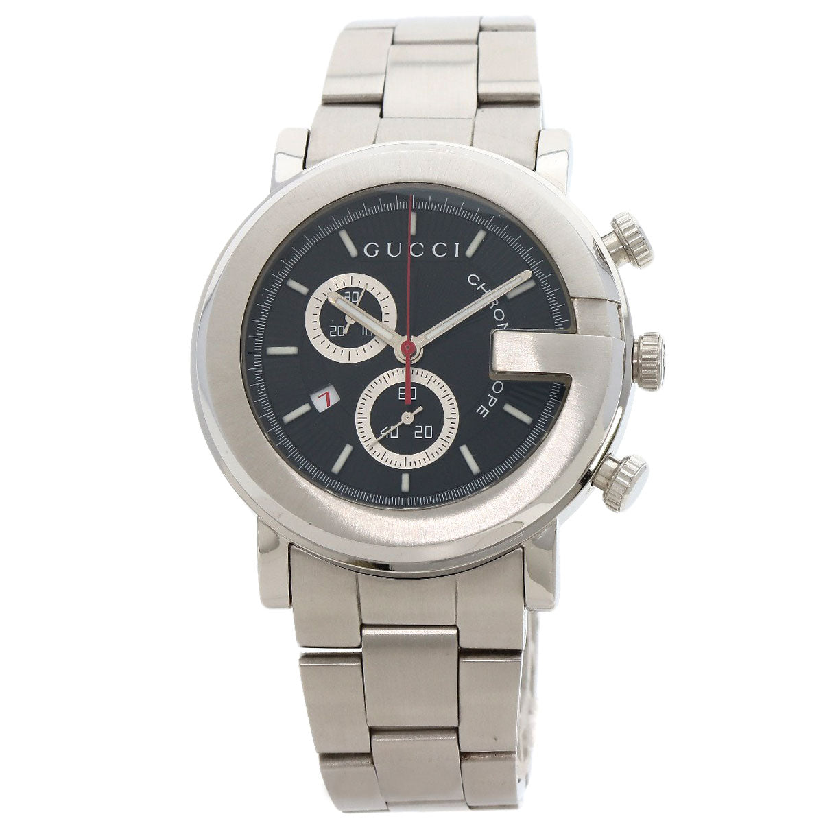 GUCCI G Chrono Watches 101M Stainless Steel/Stainless Steel mens