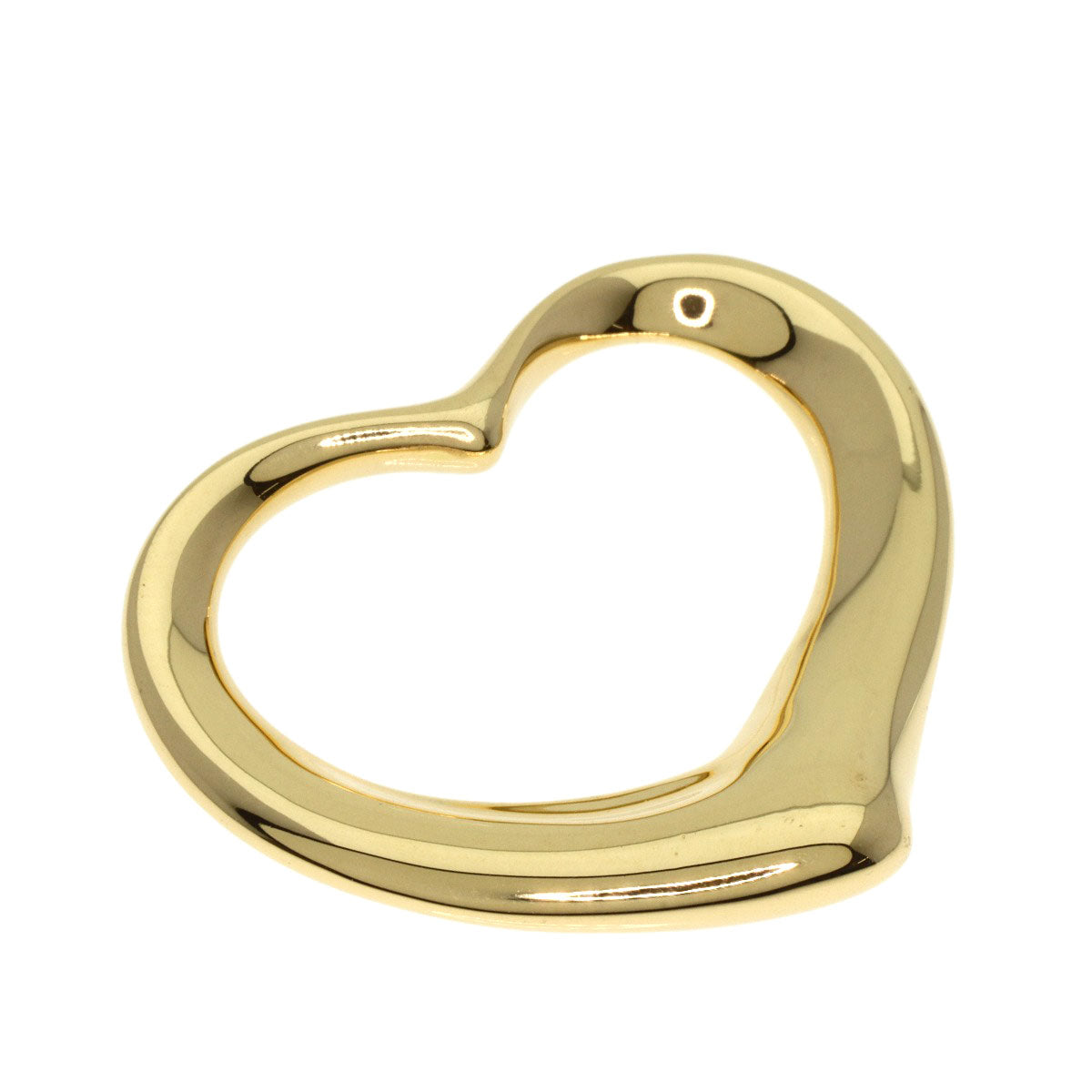 TIFFANY&Co.   Pendant top Open heart K18 Yellow Gold Ladies