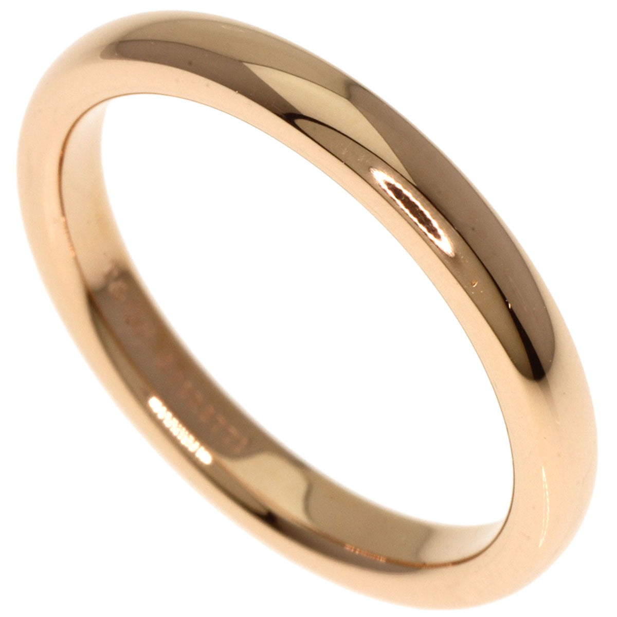 TIFFANY&Co.   Ring Classic Wedding Bands K18 Pink Gold Ladies