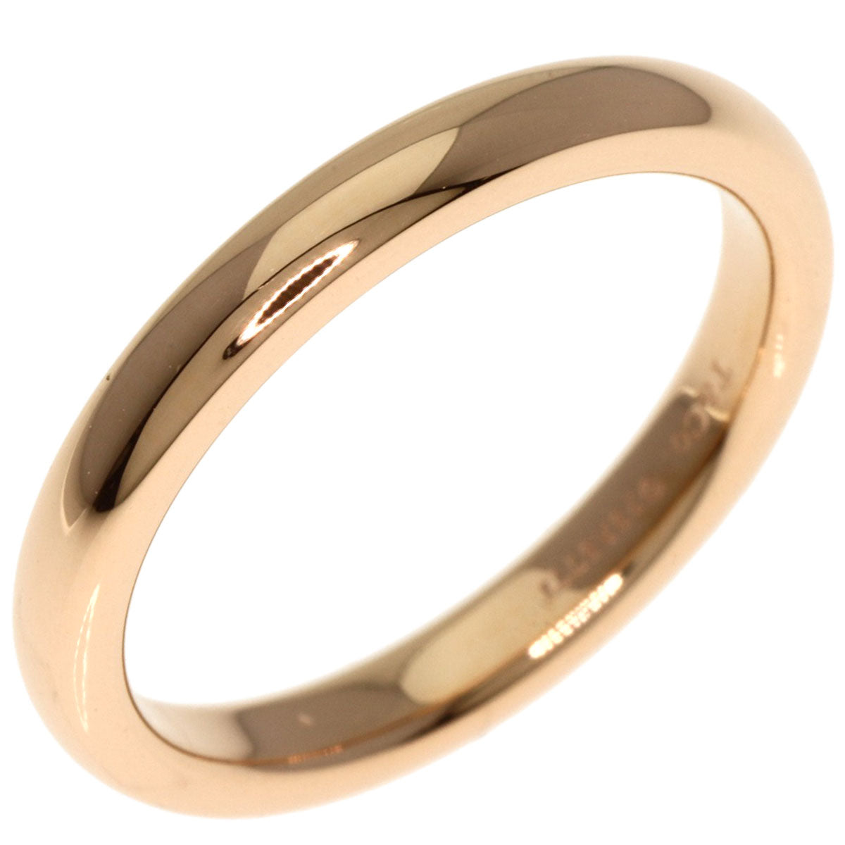 TIFFANY&Co.   Ring Classic Wedding Bands K18 Pink Gold Ladies