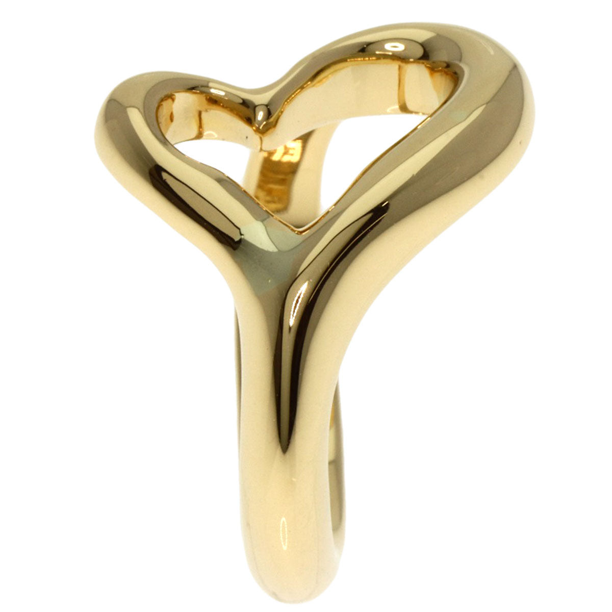 TIFFANY&Co.   Ring Open heart K18 Yellow Gold Ladies