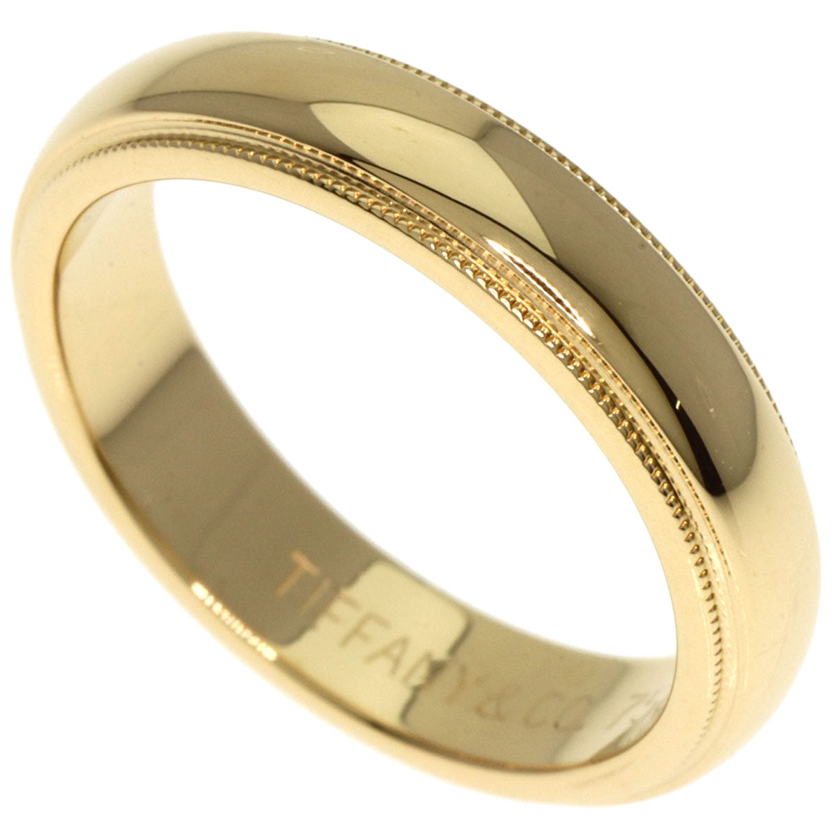 TIFFANY&Co.   Ring Milgrain K18 Yellow Gold Ladies