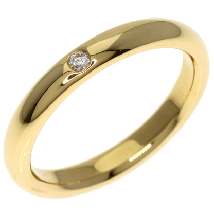 TIFFANY&Co.   Ring Classic Wedding Band 1P Diamond K18 Yellow Gold Ladies