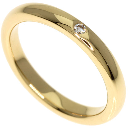 TIFFANY&Co.   Ring Classic Wedding Band 1P Diamond K18 Yellow Gold Ladies