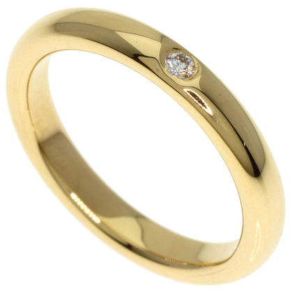 TIFFANY&Co.   Ring Classic Wedding Band 1P Diamond K18 Yellow Gold Ladies