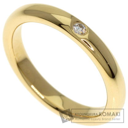 TIFFANY&Co.   Ring Classic Wedding Band 1P Diamond K18 Yellow Gold Ladies