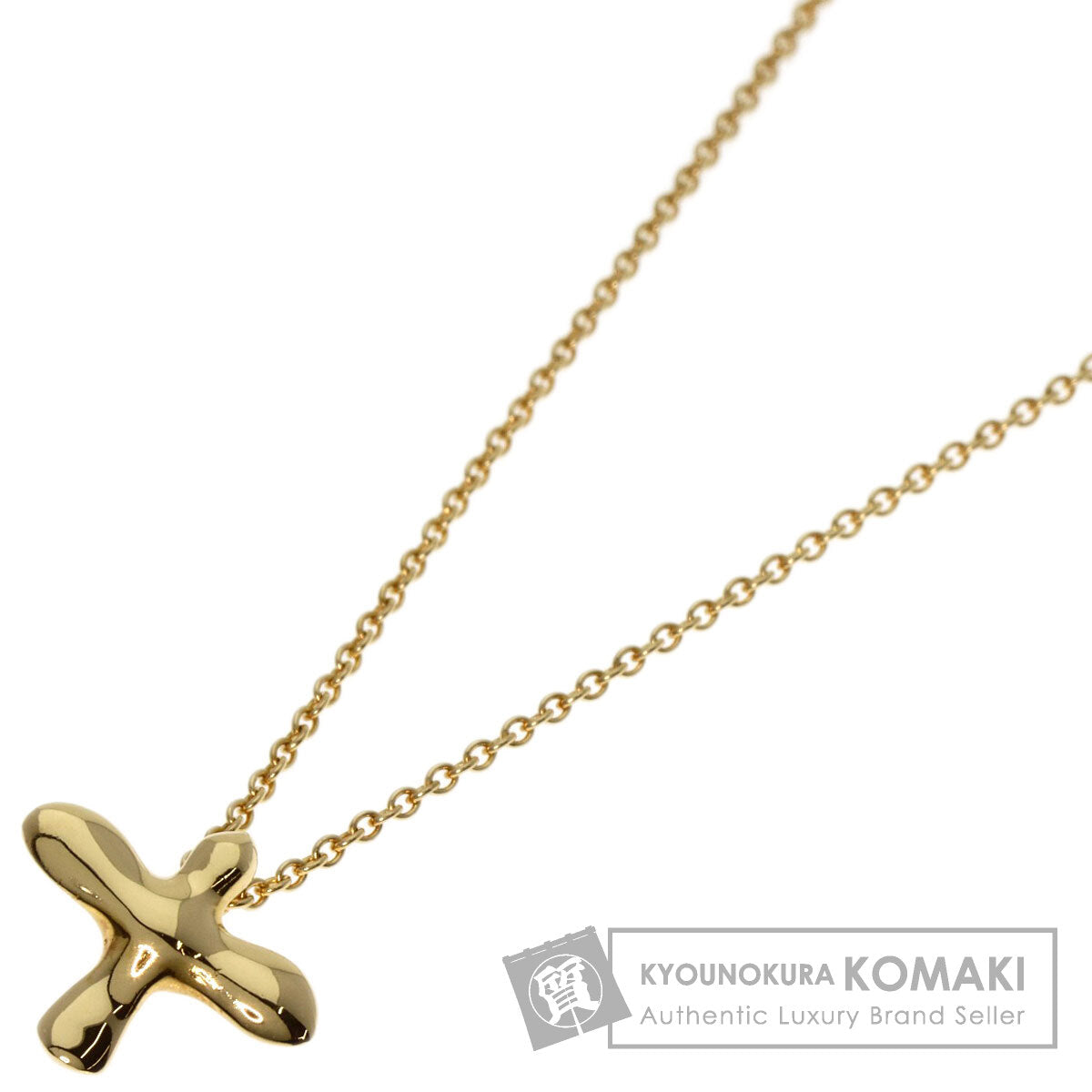 TIFFANY&Co.   Necklace Bird cross K18 Yellow Gold Ladies