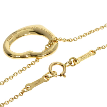 TIFFANY&Co.   Open heart Necklace  K18 Yellow Gold Ladies [Used]