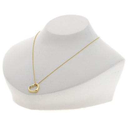 TIFFANY&Co.   Open heart Necklace  K18 Yellow Gold Ladies [Used]